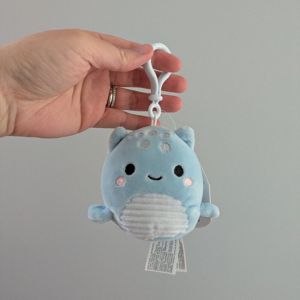 3.5" Squishmallow Lune Loch Ness Cryptoid Clip